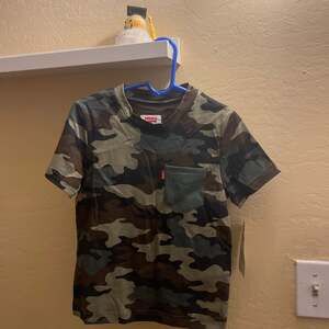 Levi's Boys Camo Covered Pocket T-Shirt